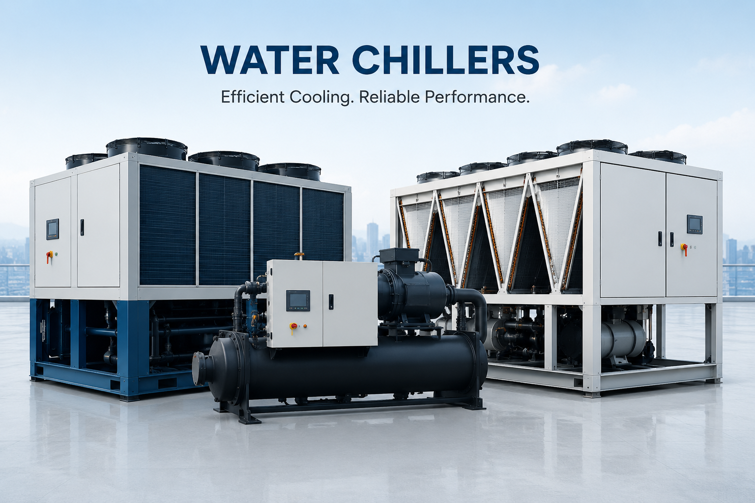 Water chillers for efficient cooling and reliable MEP performance